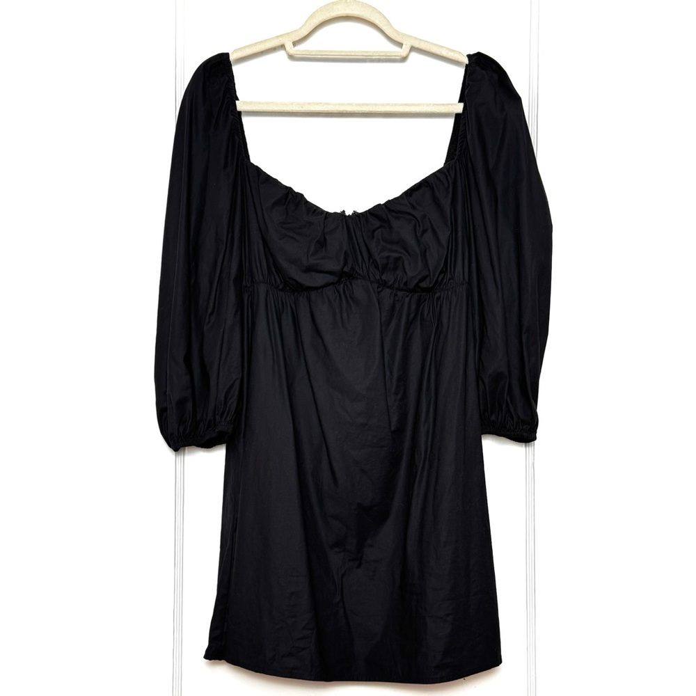 REFORMATION Sweetheart Neck Puff Sleeve Whimsigoth Empire Waist Babydoll Dress 8 - Picture 4 of 9